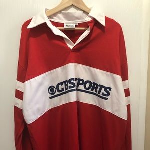 Vintage CBS Sports rugby shirt